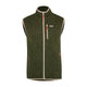 Mens Frissell Gilet Sweater Fleece (Dark Olive Melange) #contain