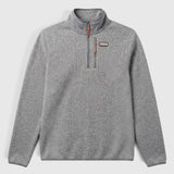 Mens Frissell Half Zip Sweater Fleece (Frost Grey Melange) #contain