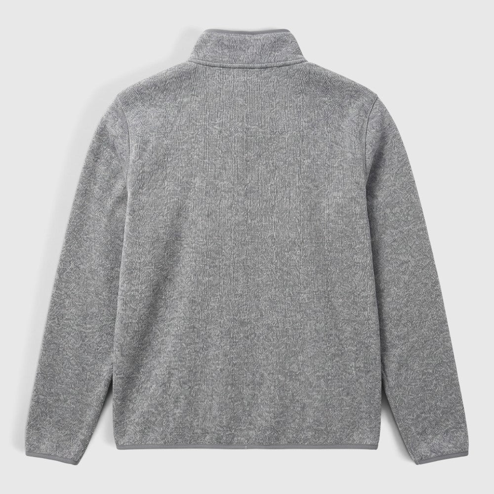 Mens Frissell Half Zip Sweater Fleece (Frost Grey Melange) #contain