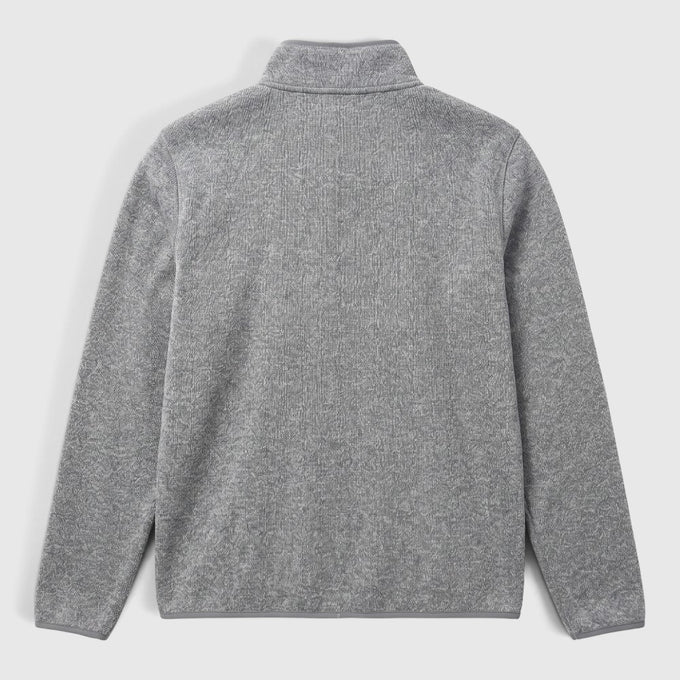 Mens Frissell Half Zip Sweater Fleece (Frost Grey Melange) #contain