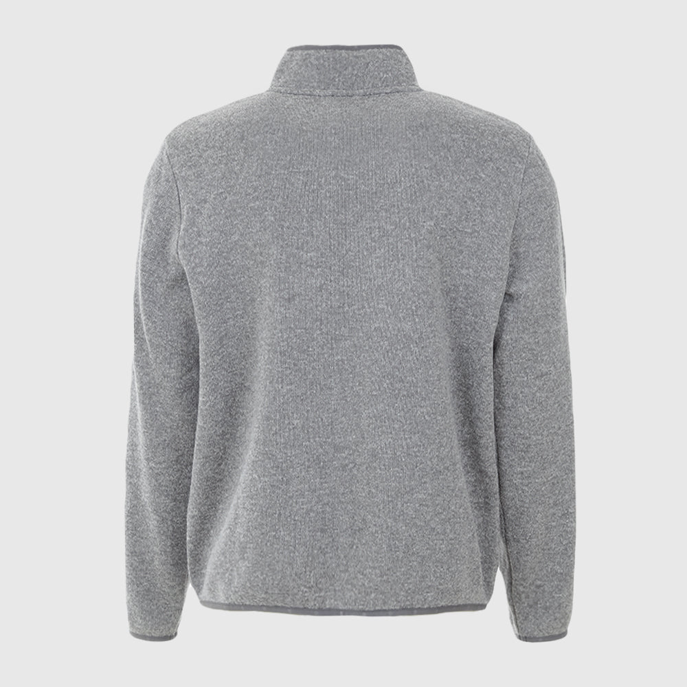 Mens Frissell Half Zip Sweater Fleece (Frost Grey Melange) #contain ✧AI