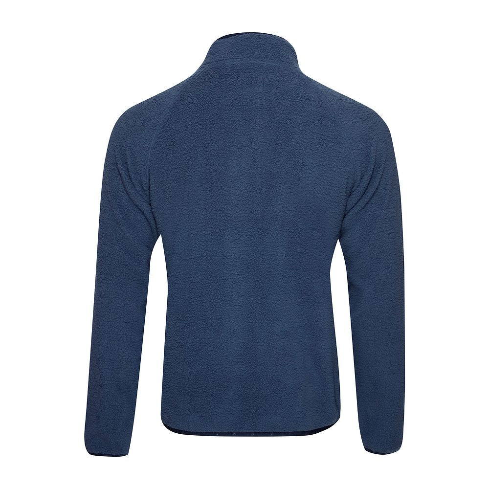 Mens Fryatt Sherpa Fleece Pullover (Dark Denim) #contain