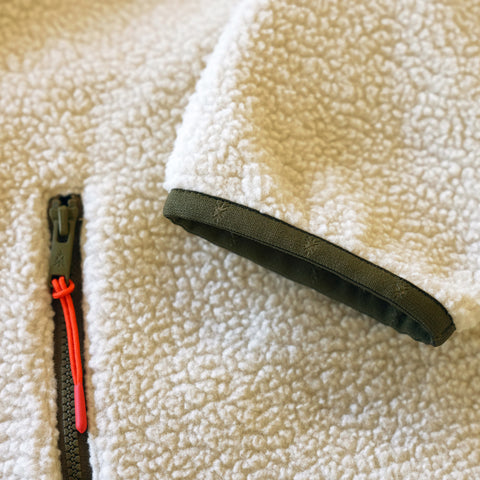 Mens Fryatt Sherpa Fleece Pullover (Feather Grey)