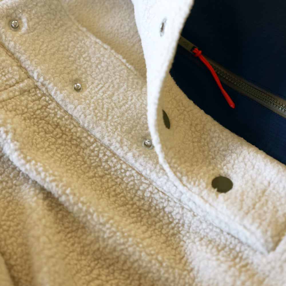 Mens Fryatt Sherpa Fleece Pullover (Feather Grey)