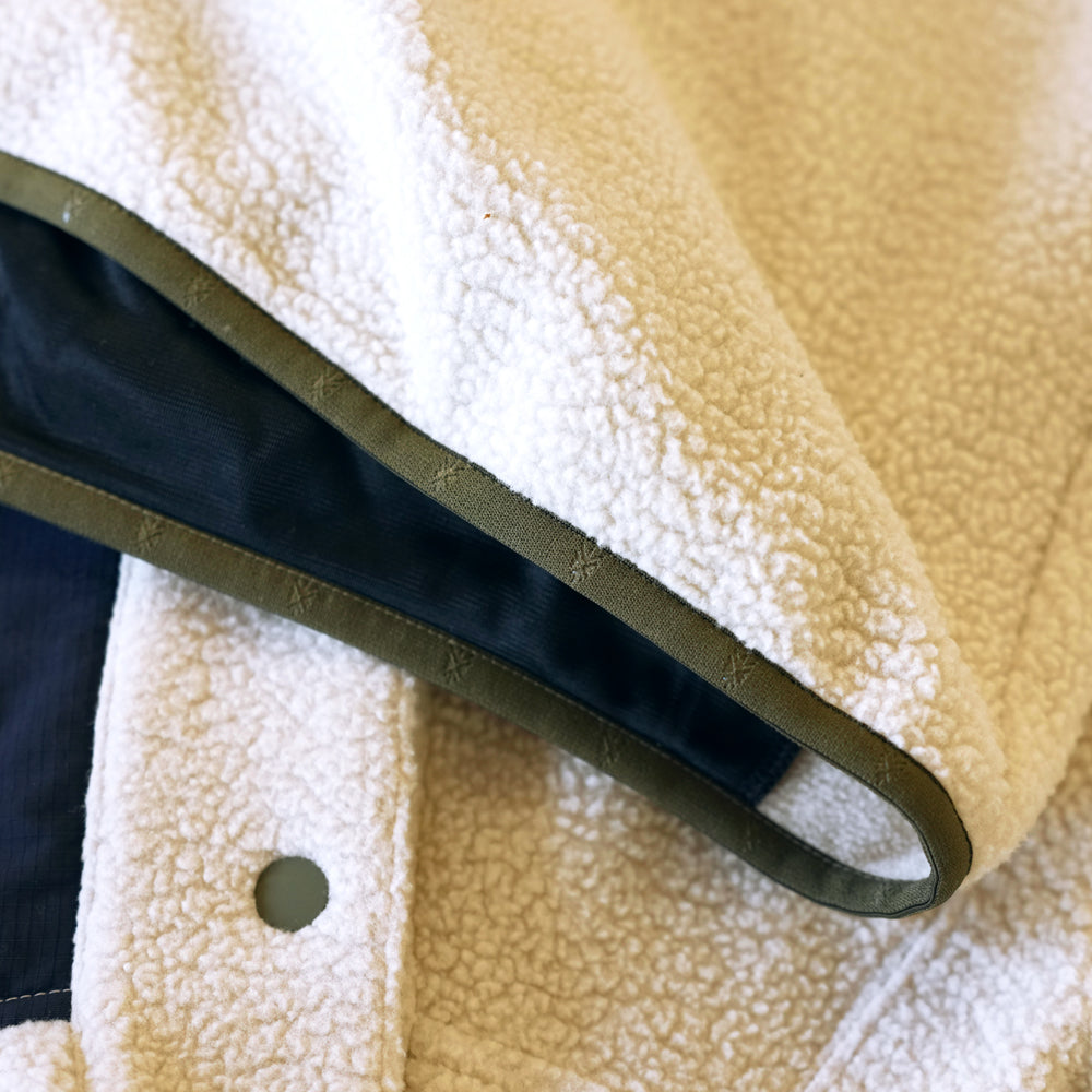 Mens Fryatt Sherpa Fleece Pullover (Feather Grey)