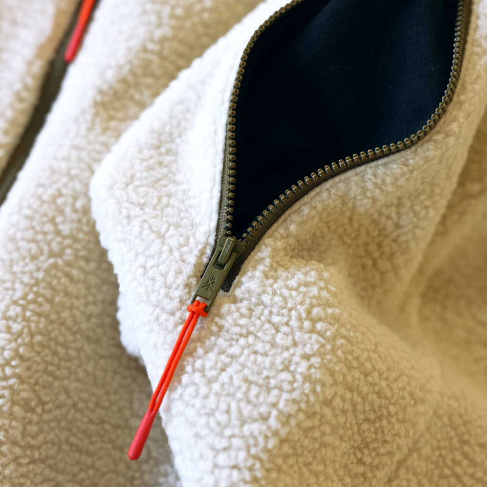 Mens Fryatt Sherpa Fleece Pullover (Feather Grey)