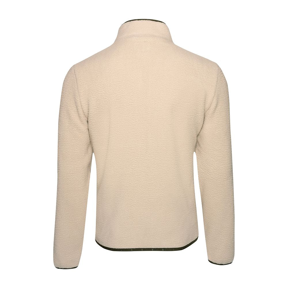 Mens Fryatt Sherpa Fleece Pullover (Feather Grey) #contain