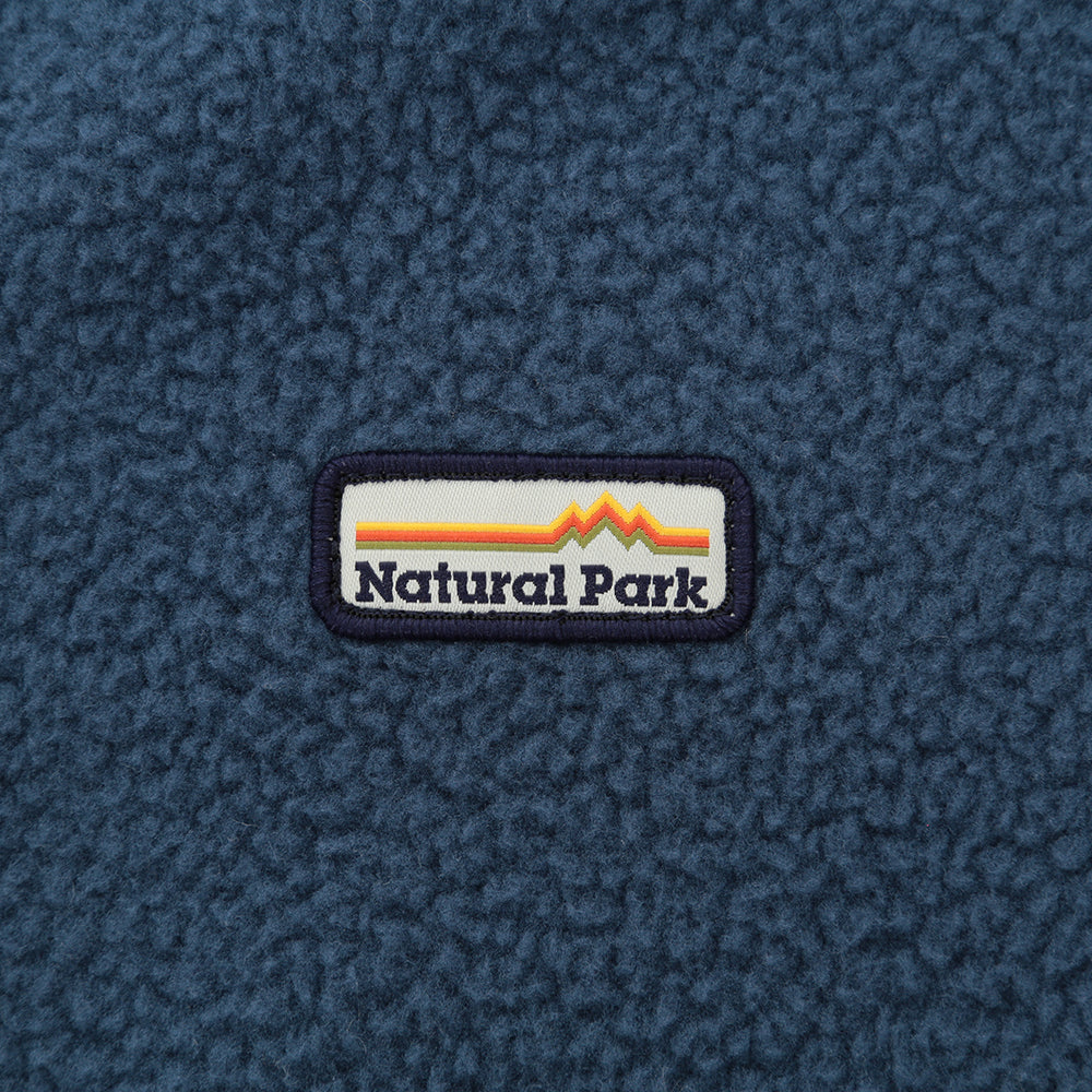Mens Fryatt Sherpa Fleece Gilet (Dark Denim)