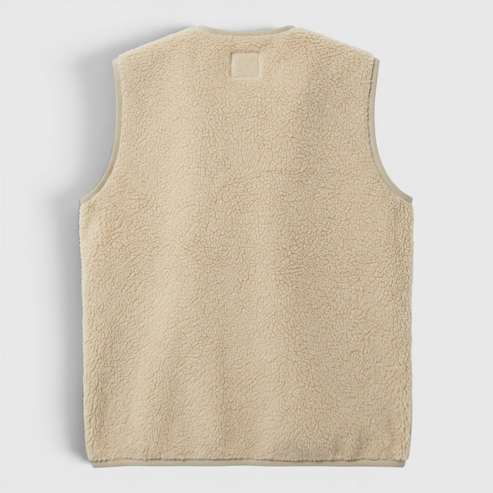Mens Fryatt Sherpa Fleece Gilet (Feather Grey) #contain