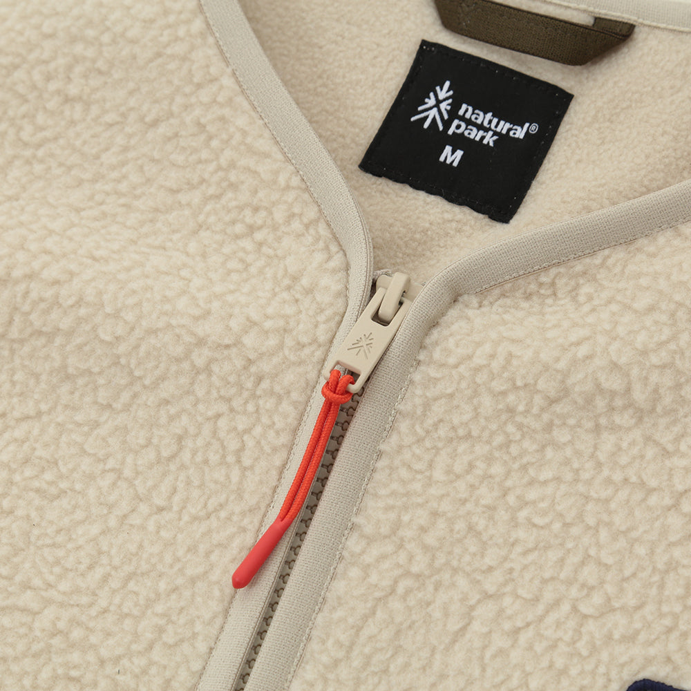 Mens Fryatt Sherpa Fleece Gilet (Feather Grey)