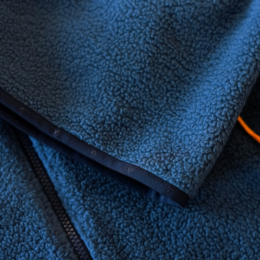 Mens Fryatt Full Zip Sherpa Fleece (Dark Denim)