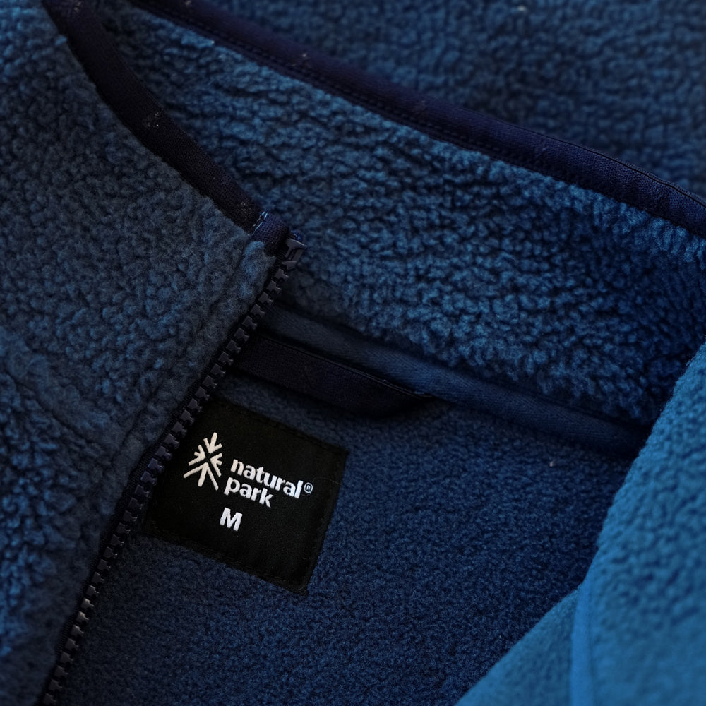 Mens Fryatt Full Zip Sherpa Fleece (Dark Denim)