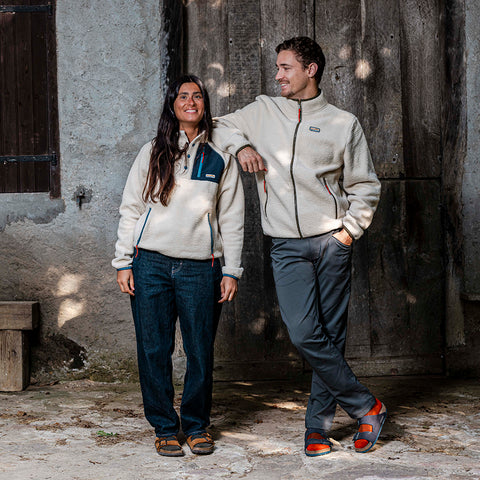 Mens Fryatt Full Zip Sherpa Fleece (Feather Grey)