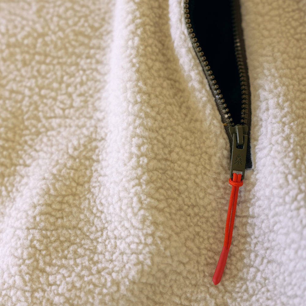 Mens Fryatt Full Zip Sherpa Fleece (Feather Grey)