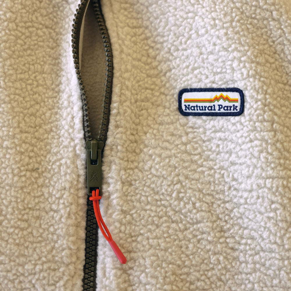 Mens Fryatt Full Zip Sherpa Fleece (Feather Grey)