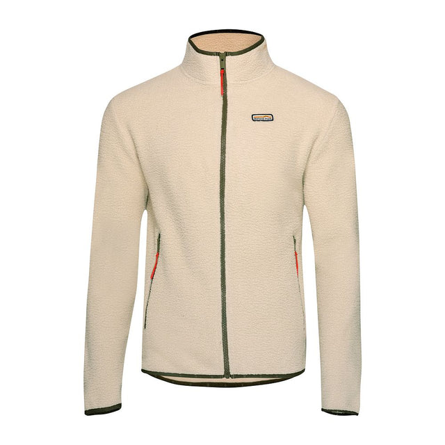 Mens Fryatt Full Zip Sherpa Fleece (Feather Grey) #contain