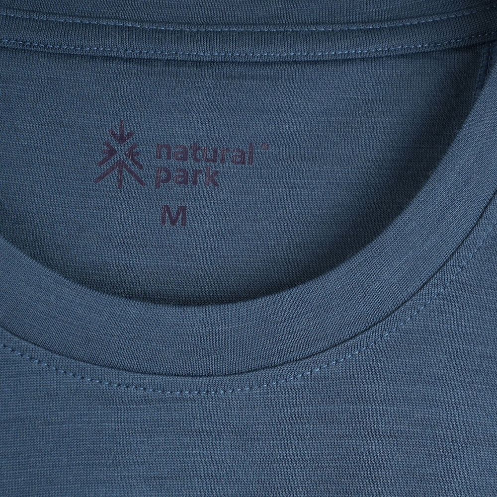 Mens Gaillands Merino Blend Relaxed Tee (Blue Fusion)