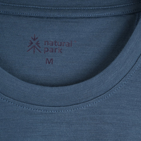 Mens Gaillands Merino Blend Relaxed Tee (Blue Fusion)