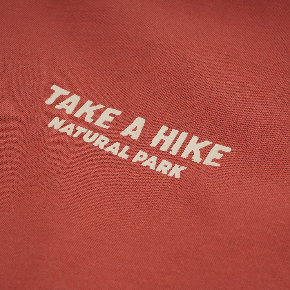 Mens Hike Galatea Relaxed Tee (Etruscan Red)