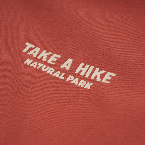 Mens Hike Galatea Relaxed Tee (Etruscan Red)