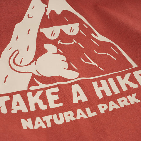 Mens Hike Galatea Relaxed Tee (Etruscan Red)