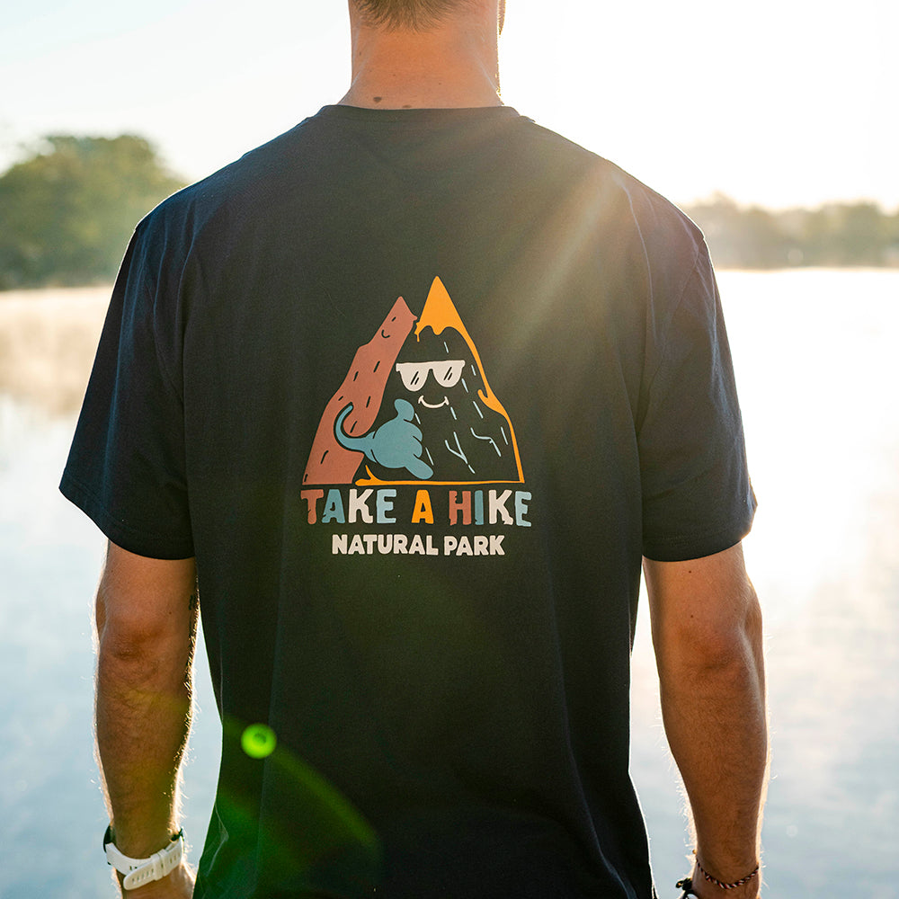Mens Hike Galatea Relaxed Tee (Maritime Blue) ‡M;189cm