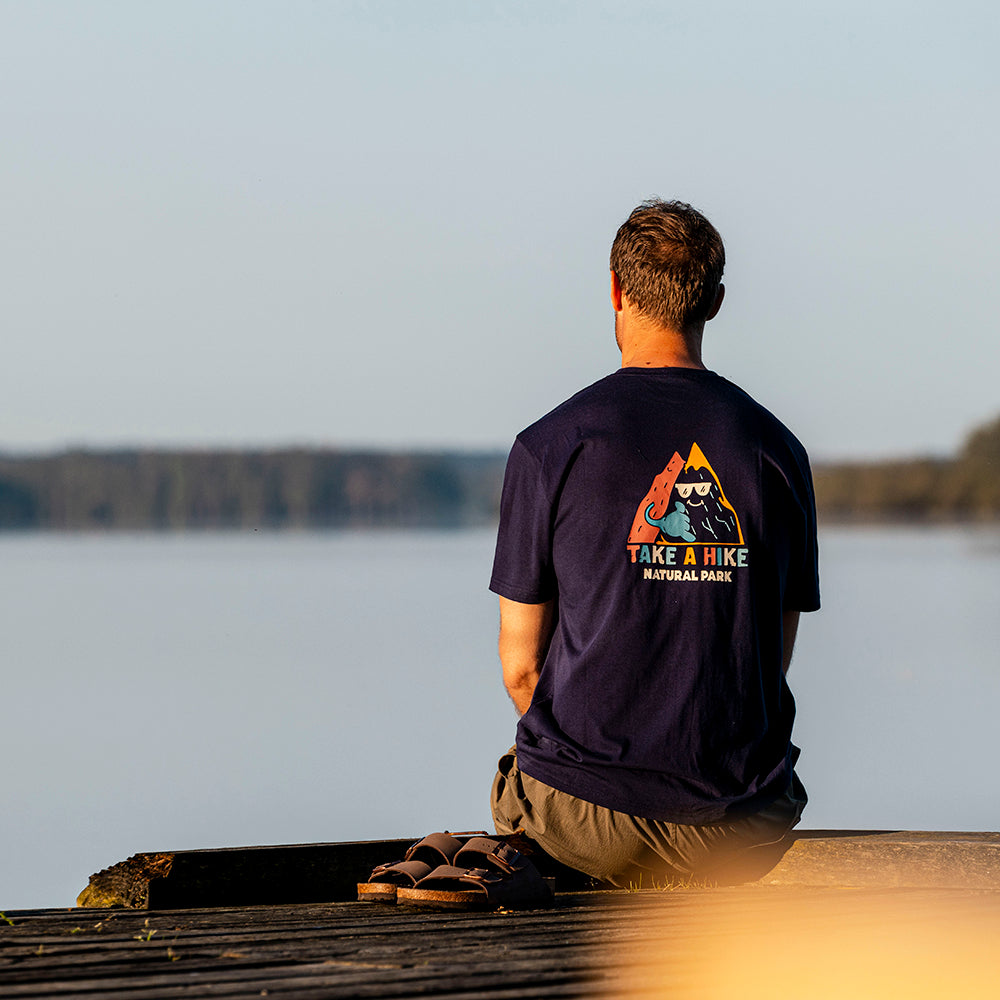 Mens Hike Galatea Relaxed Tee (Maritime Blue) ‡M;189cm