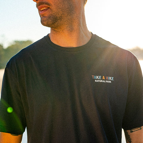 Mens Hike Galatea Relaxed Tee (Maritime Blue) ‡M;189cm