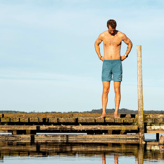 Mens Gator Quick Dry Shorts (Blue Fusion) §M;189cm