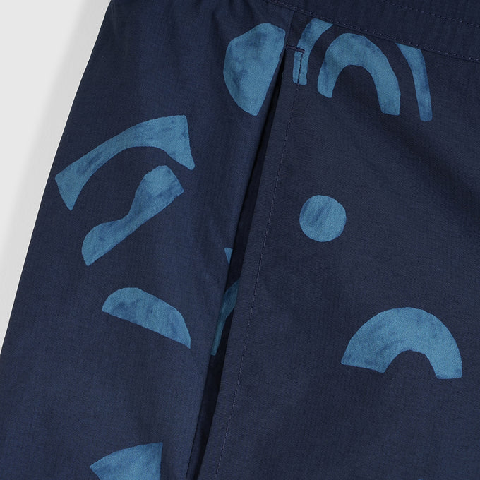Mens Gator Quick Dry Shorts (Wild Fragments/Maritime Blue)