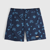 Mens Gator Quick Dry Shorts (Wild Fragments/Maritime Blue) #contain
