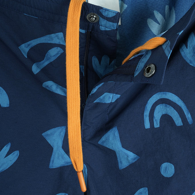 Mens Gator Quick Dry Shorts (Wild Fragments/Maritime Blue)