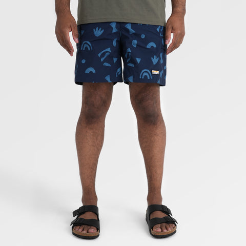 Mens Gator Quick Dry Shorts (Wild Fragments/Maritime Blue) ‡M;183cm