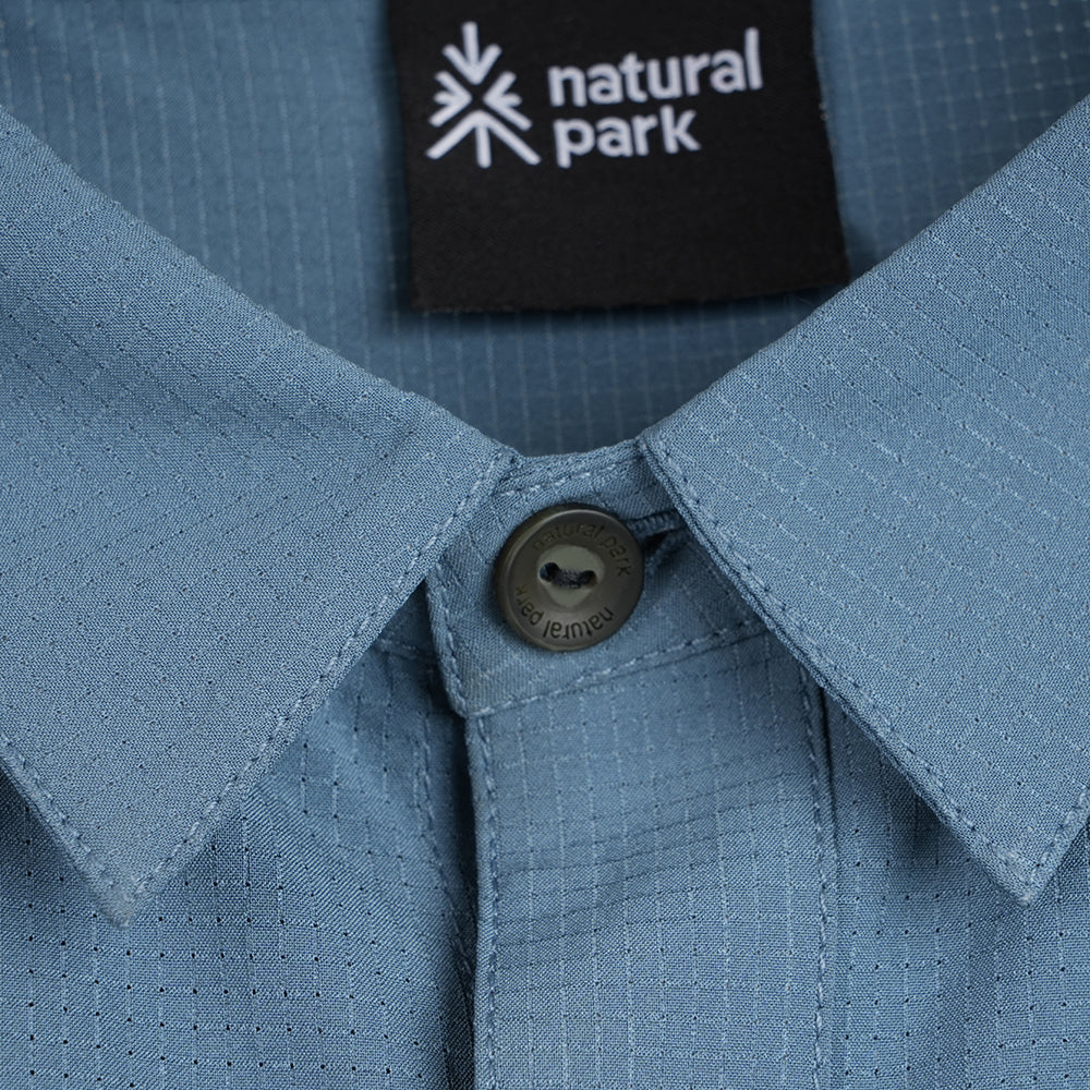 Mens Greenstone Lightweight Short Sleeve Shirt (Blue Fusion)