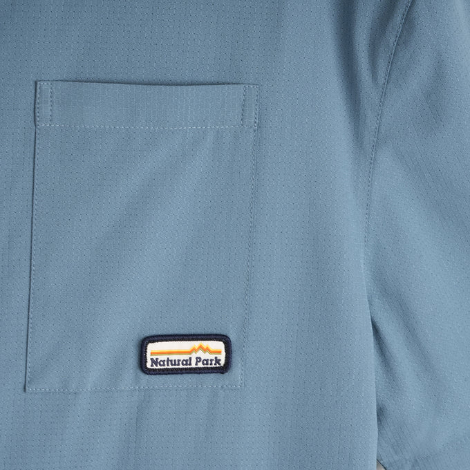 Mens Greenstone Lightweight Short Sleeve Shirt (Blue Fusion)