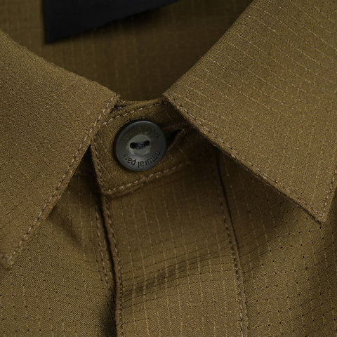Mens Greenstone Lightweight Short Sleeve Shirt (Dark Olive)