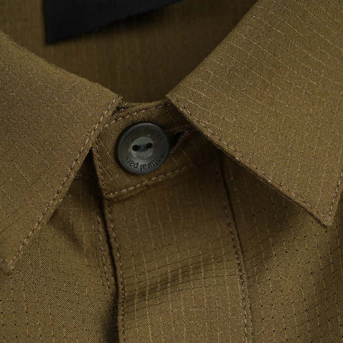 Mens Greenstone Lightweight Short Sleeve Shirt (Dark Olive)