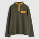 Mens Grinnell Snap Pullover Fleece (Kalamata/Gold Fusion) #contain