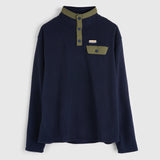 Mens Grinnell Snap Pullover Fleece (Maritime Blue/Kalamata) #contain