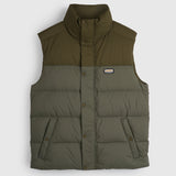 Mens Hedgson Down Puffer Gilet (Kalamata/Dark Olive) #contain