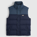 Mens Hedgson Down Puffer Gilet (Navy/Orion Blue) #contain