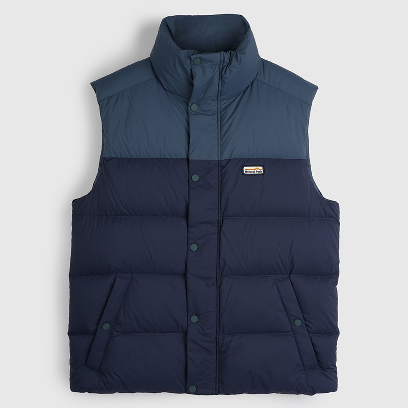 Mens Hedgson Down Puffer Gilet (Navy/Orion Blue) #contain