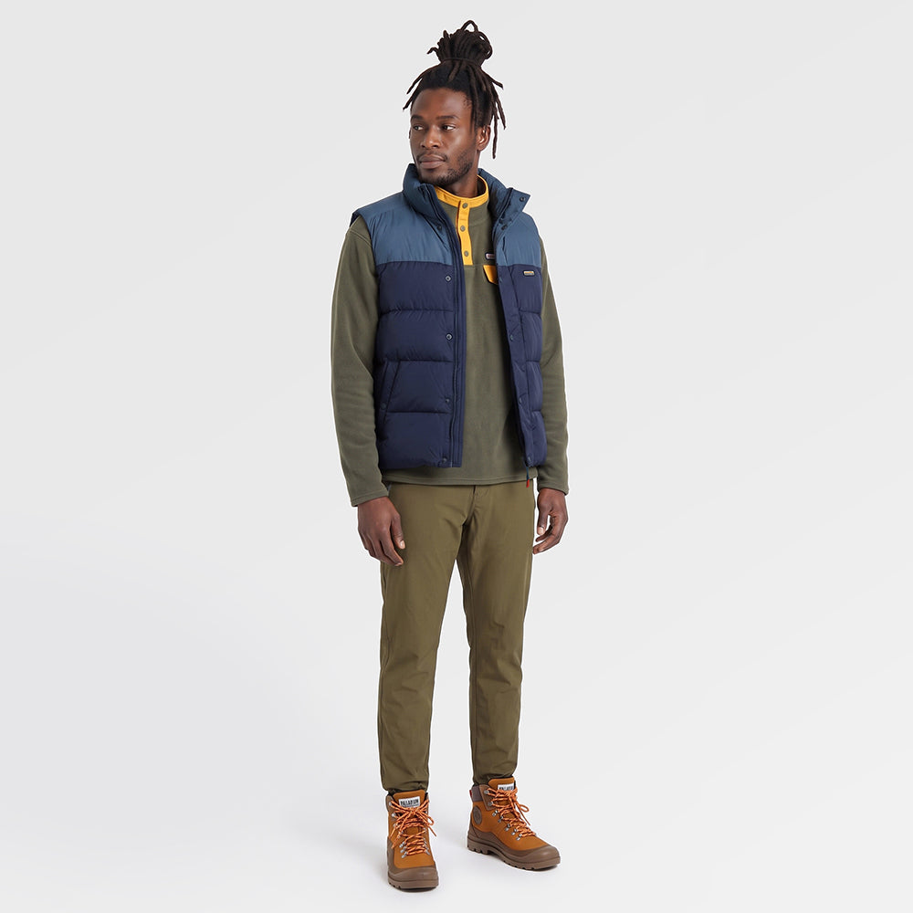 Mens Hedgson Down Puffer Gilet (Navy/Orion Blue) ✦AI