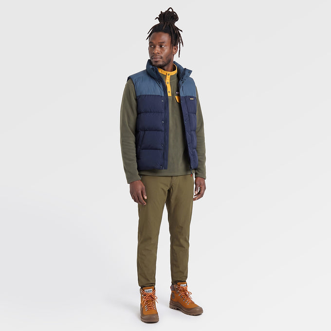 Mens Hedgson Down Puffer Gilet (Navy/Orion Blue) ✦AI