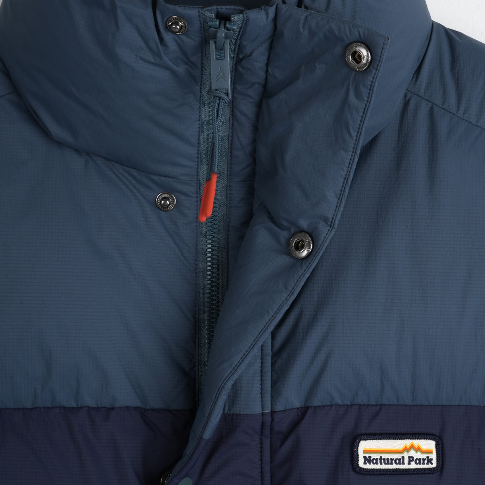 Mens Hedgson Down Puffer Gilet (Navy/Orion Blue)