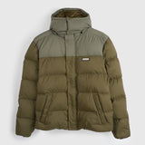 Mens Hedgson Down Puffer Jacket (Dark Olive/Kalamata) #contain