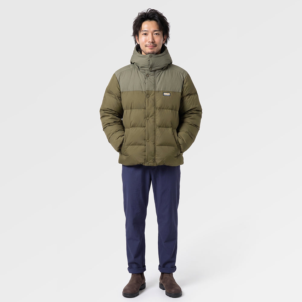 Mens Hedgson Down Puffer Jacket (Dark Olive/Kalamata) ✦AI
