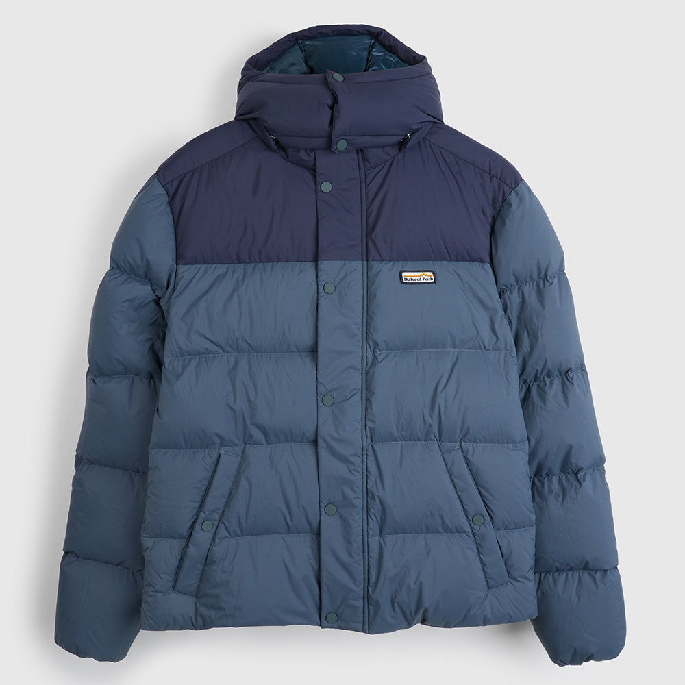 Mens Hedgson Down Puffer Jacket (Orion Blue/Navy) #contain