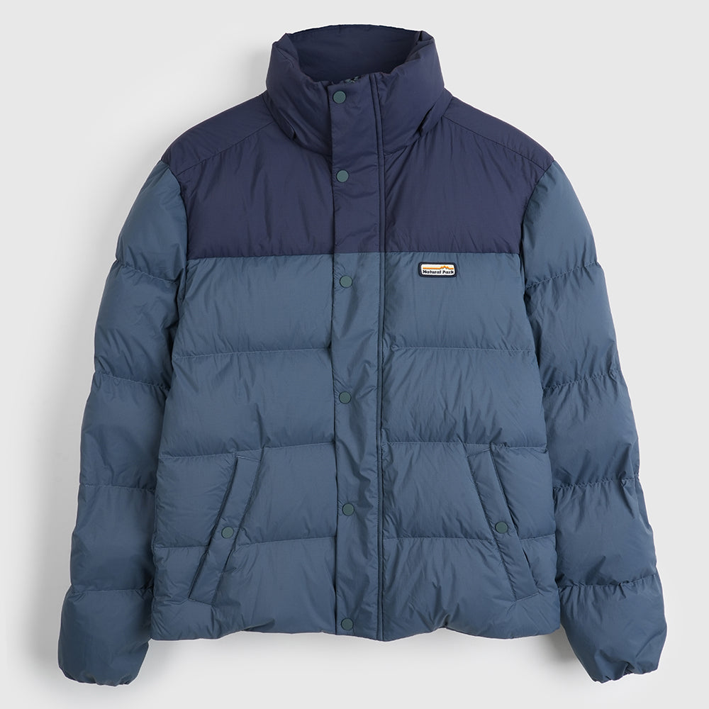 Mens Hedgson Down Puffer Jacket (Orion Blue/Navy) #contain