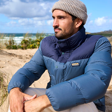 Mens Hedgson Down Puffer Jacket (Orion Blue/Navy) §M;191cm